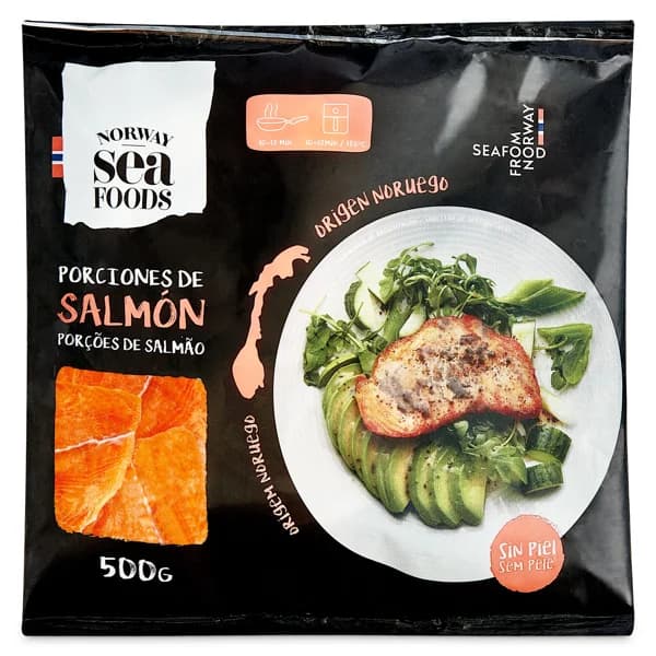 Salmón en porciones Norway seafood bolsa 500 g - 0.5 kg - Imagen del producto en Findit