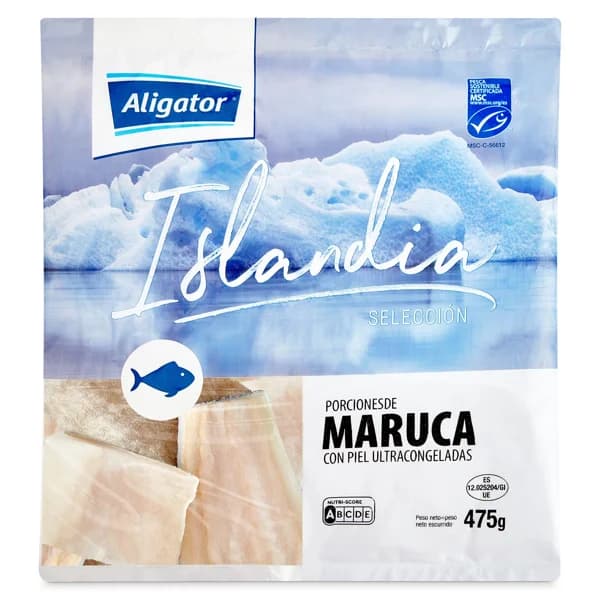 Maruca en porciones con piel Aligator bolsa 475 g - 0.47 kg - Imagen del producto en Findit