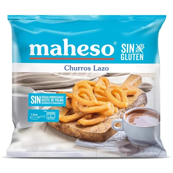 Churros lazo sin gluten Maheso bolsa 200 g - 0.2 kg - Imagen del producto en Findit