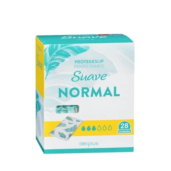 Protegeslip normal plegado Deliplus Suave - 27.5 ud - Imagen del producto en Findit