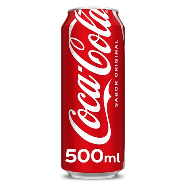 Refresco de cola sabor original Coca-Cola lata 50 cl - 0.5 l - Imagen del producto en Findit