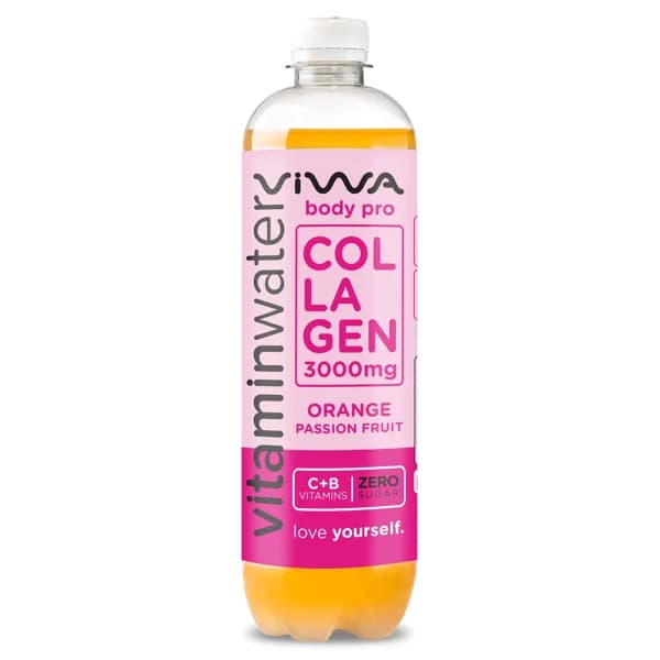 Bebida refrescante con vitaminas sabor naranja Body Pro Viwa botella 600 ml - 0.6 l - Imagen del producto en Findit