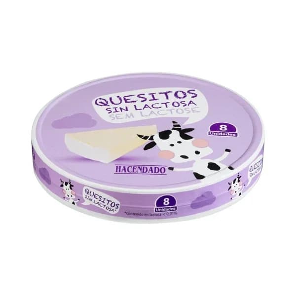 Queso en porciones sin lactosa Hacendado - 1 ud - Imagen del producto en Findit