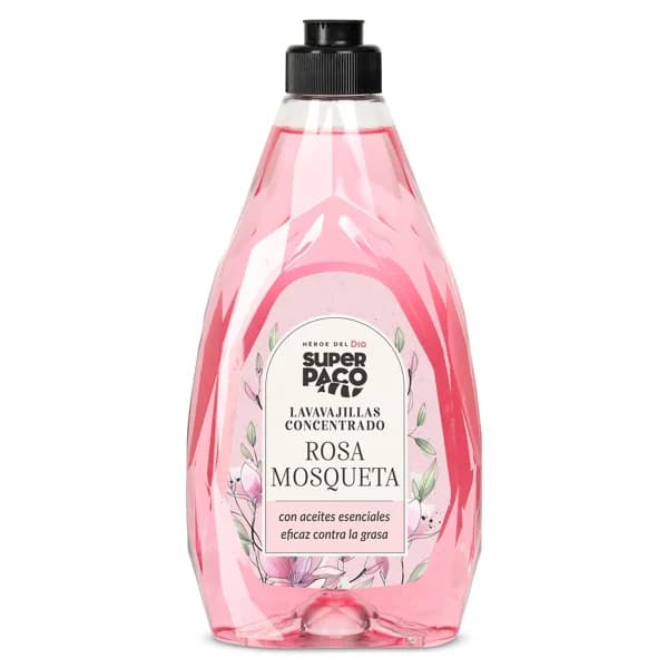 Lavavajillas a mano concentrado rosa mosqueta Super Paco de Dia botella 500 ml - 0.5 l - Imagen del producto en Findit