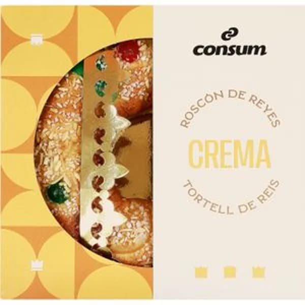 Roscón de Reyes de Crema - 0.8 kg - Imagen del producto en Findit