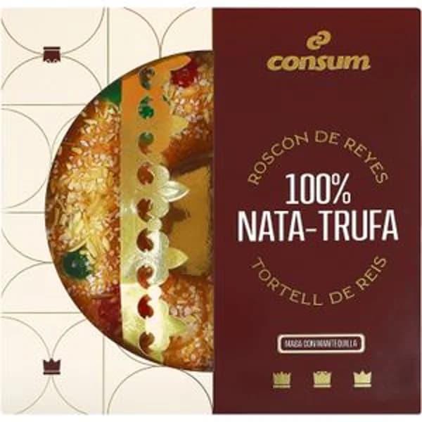 Roscón de Reyes de Nata y Trufa - 0.8 kg - Imagen del producto en Findit