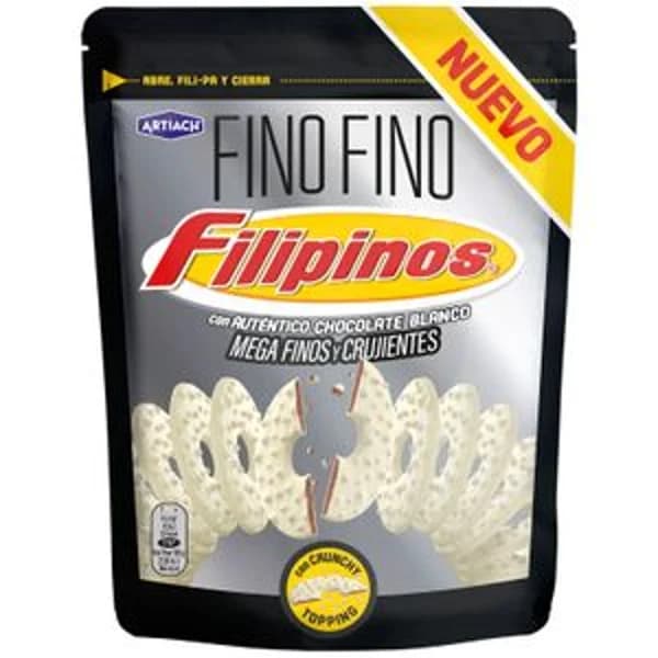 Fino Filipinos Chocolate Blanco - 0.07 kg - Imagen del producto en Findit