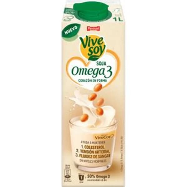 Bebida de Soja Omega 3 Brick - 1 l - Imagen del producto en Findit