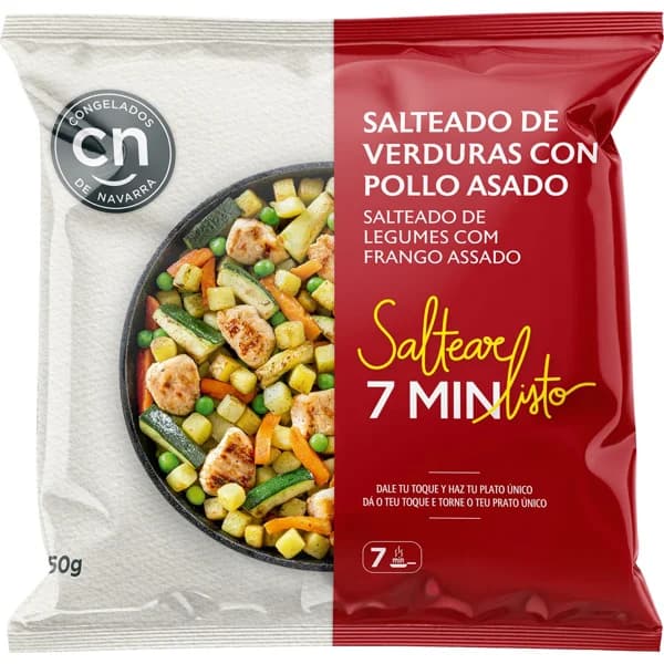 Salteado Verduras y Pollo - 0.45 kg - Imagen del producto en Findit