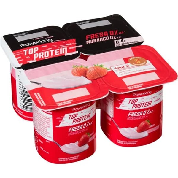 Yogur Proteinas Fresa 0% - 0.5 kg - Imagen del producto en Findit