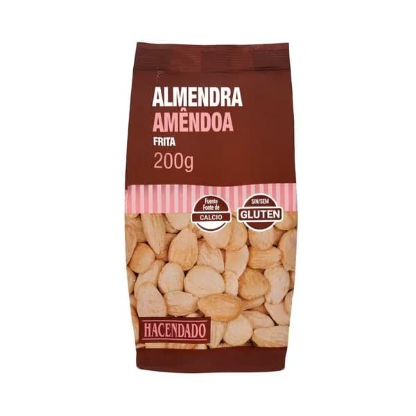 Almendra frita y salada Hacendado pelada - 0.2 kg - Imagen del producto en Findit
