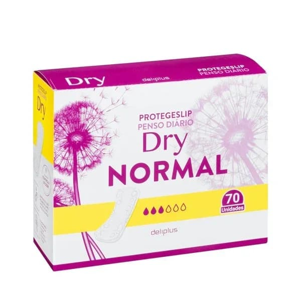 Protegeslip normal Deliplus Dry - 70 ud - Imagen del producto en Findit