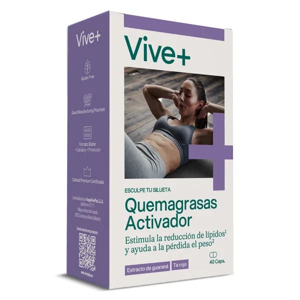 Quemagrasas activador Vive+ caja 40 unidades - 40.82 ud - Imagen del producto en Findit