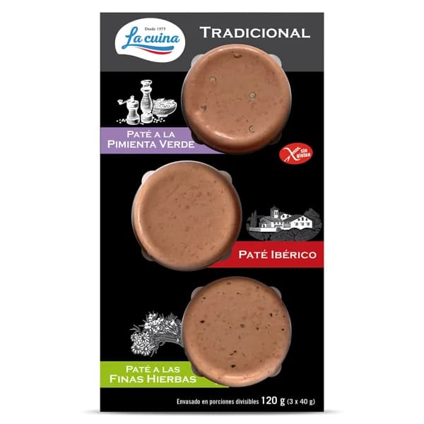 Tabla de patés Tradicional La cuina 120 g - 0.12 kg - Imagen del producto en Findit