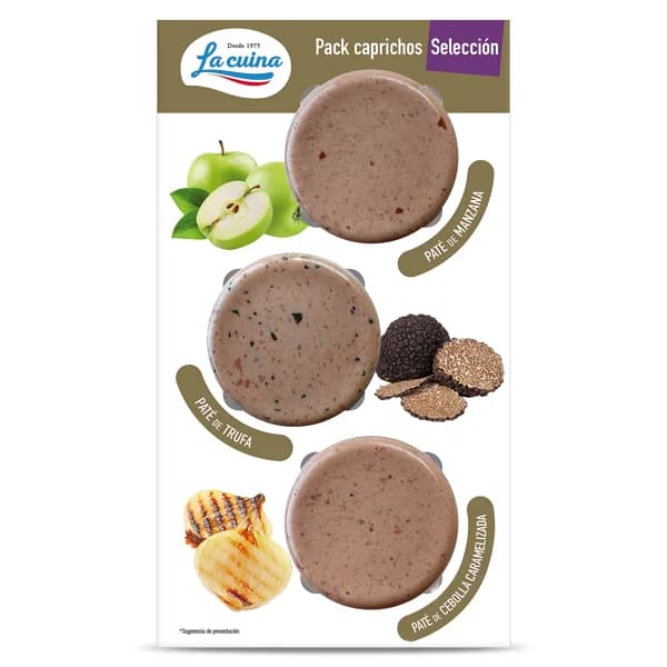 Tabla de patés selección Caprichos La cuina 120 g - 0.17 kg - Imagen del producto en Findit