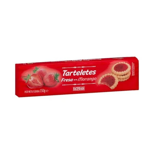Tartaletes con relleno de fresa Hacendado - 0.15 kg - Imagen del producto en Findit