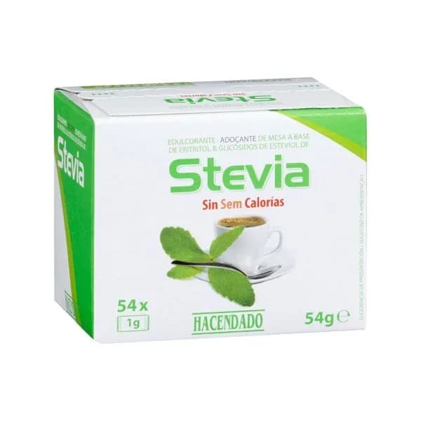Edulcorante en sobres stevia Hacendado - 0.05 kg - Imagen del producto en Findit
