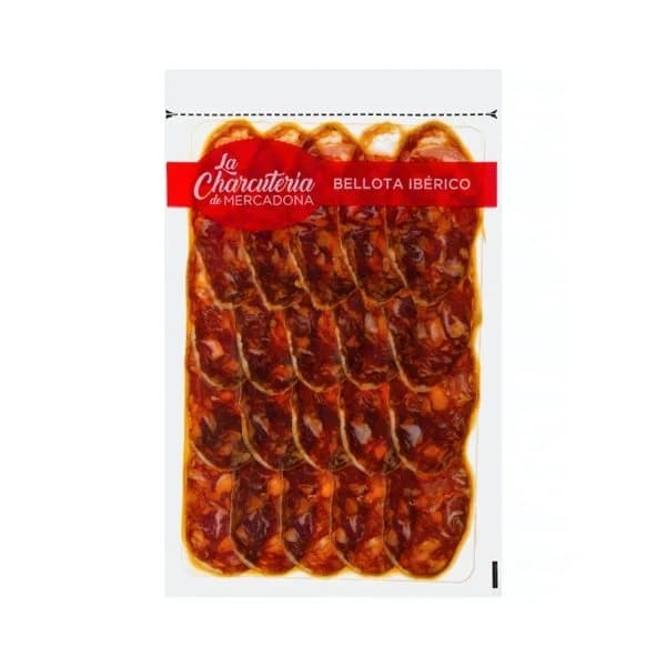 Chorizo de bellota ibérico cortado a máquina - 0.11 kg - Imagen del producto en Findit