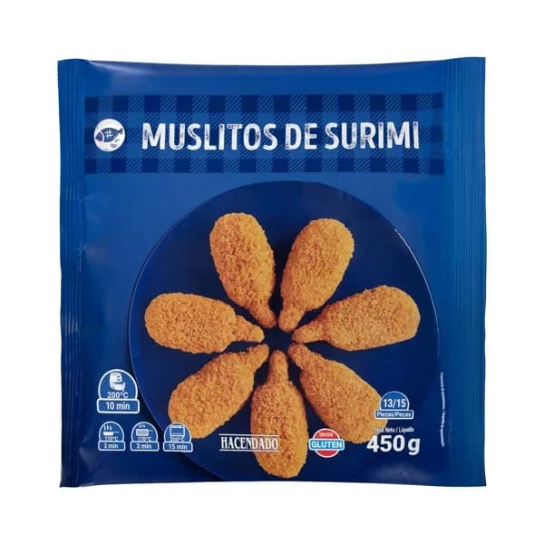 Muslitos de surimi Hacendado ultracongelados - 0.45 kg - Imagen del producto en Findit