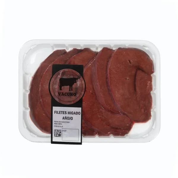 Filetes hígado de vacuno - 0.5 kg - Imagen del producto en Findit