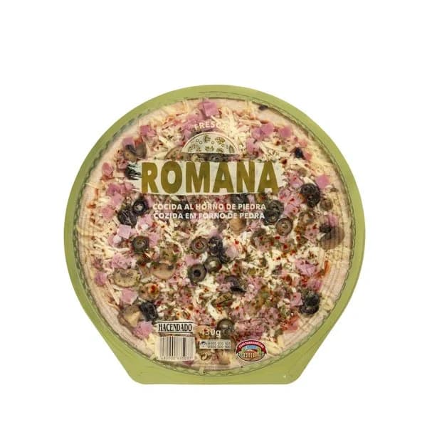 Pizza romana Hacendado con champiñones salteados - 0.43 kg - Imagen del producto en Findit