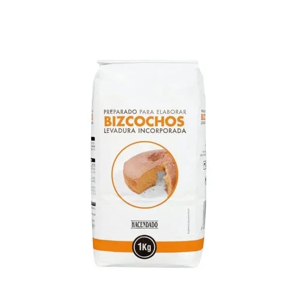 Preparado para bizcochos con levadura incorporada Hacendado - 1 kg - Imagen del producto en Findit