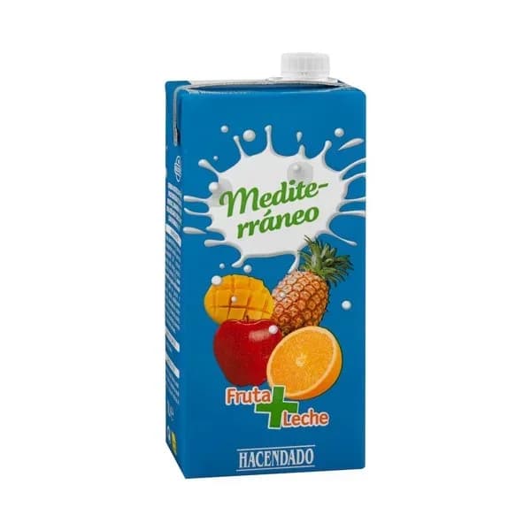 Fruta + leche Mediterráneo Hacendado - 1 ud - Imagen del producto en Findit