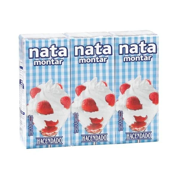 Nata para montar Hacendado - 0.6 l - Imagen del producto en Findit