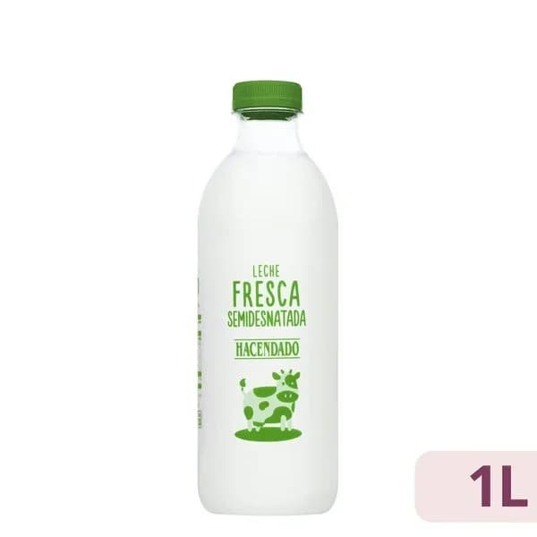 Leche semidesnatada fresca Hacendado - 1 l - Imagen del producto en Findit