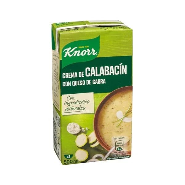 Crema de Calabaza y Queso 500ML - 0.5 l - Imagen del producto en Findit