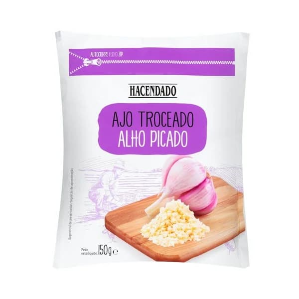 Ajo troceado Hacendado ultracongelado - 0.15 kg - Imagen del producto en Findit