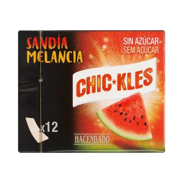 Chicles sandía lámina Hacendado - 0.03 kg - Imagen del producto en Findit