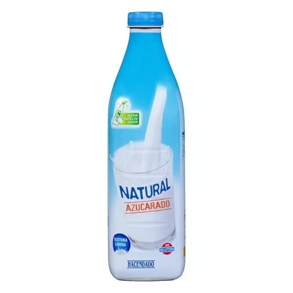 Bebida láctea natural azucarada Hacendado - 1 ud - Imagen del producto en Findit