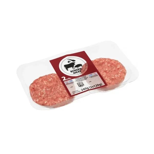 Burger de vacuno y cerdo con jamón y cebolla caramelizada - 0.24 kg - Imagen del producto en Findit
