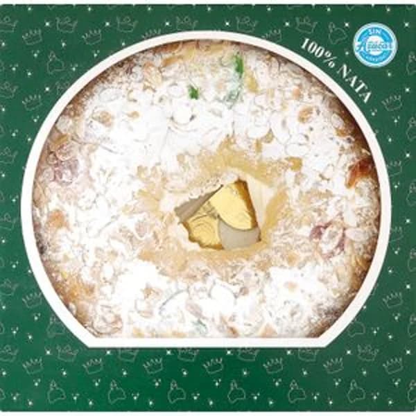 Roscón Relleno de Nata sin Azúcares Añadidos - 0.5 kg - Imagen del producto en Findit