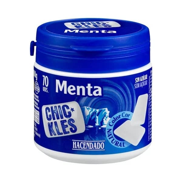 Chicles menta fuerte gragea Hacendado - 0.1 kg - Imagen del producto en Findit