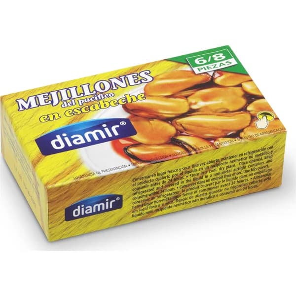 Mejillon Escabeche 6/8 - 0.07 kg - Imagen del producto en Findit