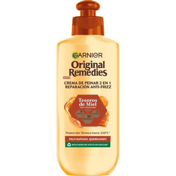 Crema Peinar 2 en 1 Repara Antifrizz Tesoros Miel - 1 kg - Imagen del producto en Findit