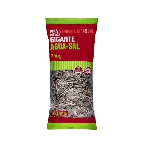 Pipas girasol tostadas Hacendado gigante aguasal - 0.2 kg - Imagen del producto en Findit