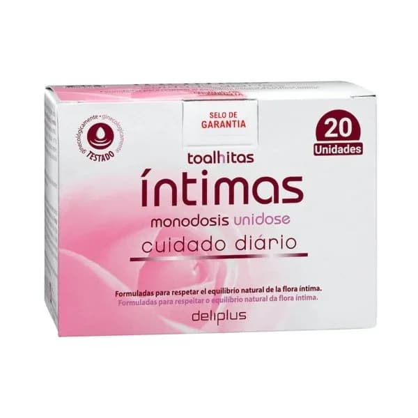 Toallitas íntimas cuidado diario Deliplus monodosis - 1 ud - Imagen del producto en Findit