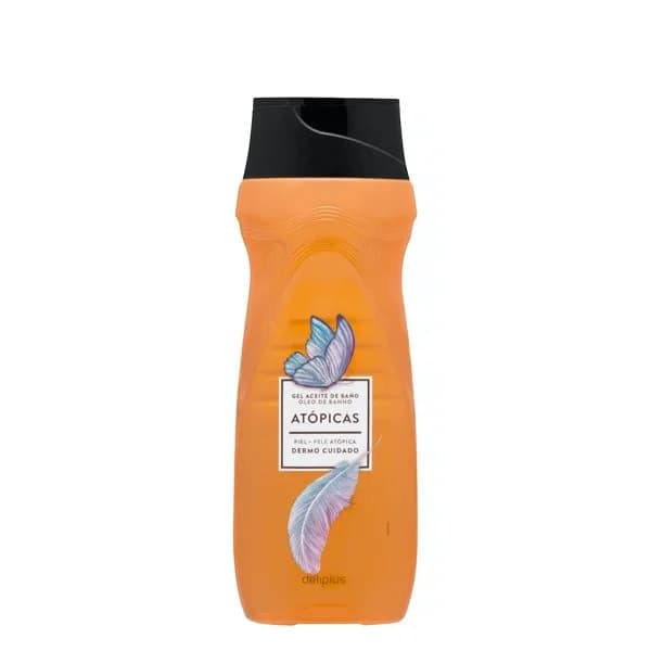 Gel aceite de baño Deliplus piel atópica - 0.5 l - Imagen del producto en Findit