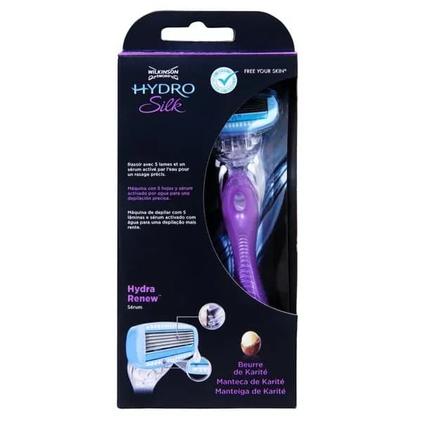 Maquinilla depilación recargable Wilkinson Hydro Silk 5 hojas - 1 ud - Imagen del producto en Findit