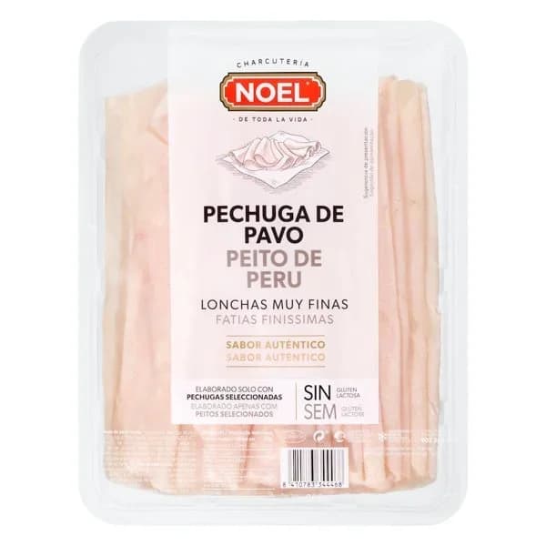 Pechuga de pavo Noel lonchas muy finas - 0.2 kg - Imagen del producto en Findit