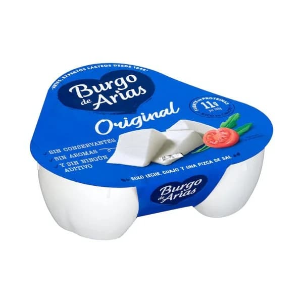 Queso Burgo de Arias Pack de 3 Unidades - 0.22 kg - Imagen del producto en Findit