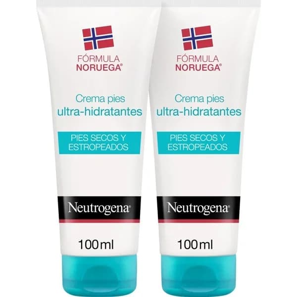 Crema pies ultra hidratante para pies secos y estropeados Neutrogena pack de 2 unidades de 100 ml. - 0.2 l - Imagen del producto en Findit