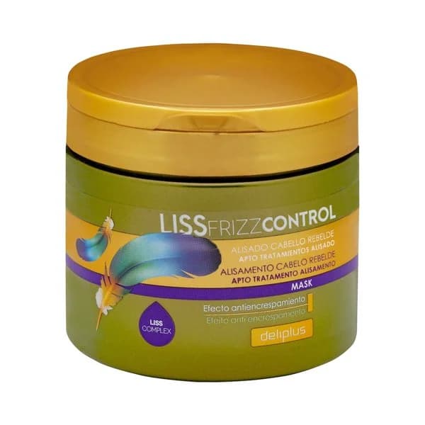 Mascarilla Liss Frizz Control Deliplus cabello rebelde - 0.4 l - Imagen del producto en Findit