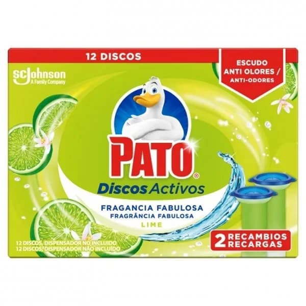 Limpia inodoros discos activos recambios lima - 2 ud - Imagen del producto en Findit