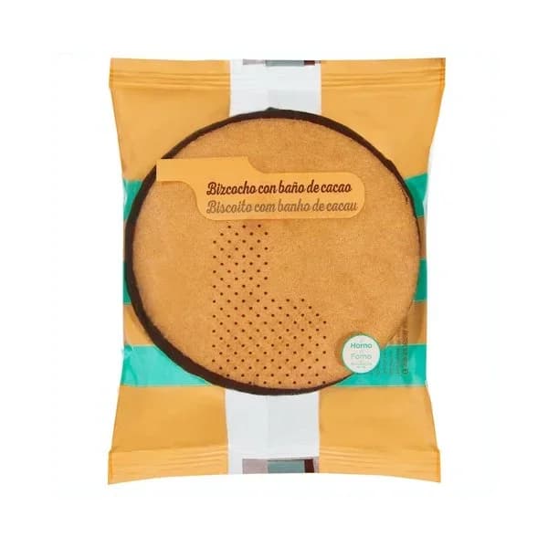 Bizcocho con baño de cacao Hacendado - 0.07 kg - Imagen del producto en Findit