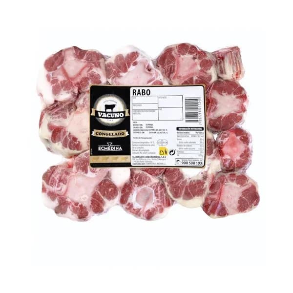 Rabo de vacuno añojo congelado - 1.05 kg - Imagen del producto en Findit