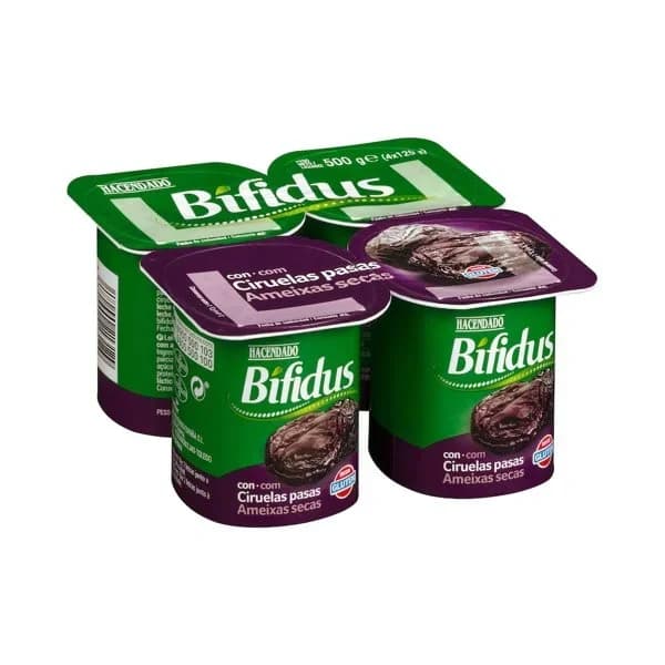 Bífidus probiótico con ciruelas pasas Hacendado - 0.5 kg - Imagen del producto en Findit